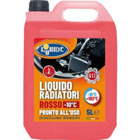 LIQUIDO ANTIGELO X RADIATORE AUTO ROSSO LUBEX - FINO A -10  °C LT 5- 4 pezzi