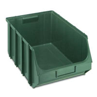 CONTENITORE SOVRAPPONIBILE UNION BOX TERRY - PLASTICA + PORTAETICHETTA E MM 307X500 H.MM 190- 4 pezzi