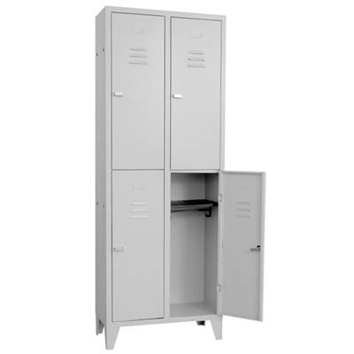 ARMADIO MULTISPOGLIATOIO MONTATO PROMETAL  VERN GRIGIO POSTI 4 H.MM 1795 MM  680X350