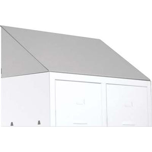 TETTO X ARMADIO SPORCO PULITO INCLINATO PROMETAL  VERN GRIGIO POSTI 2 MM  680X500