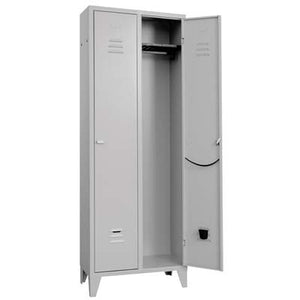 ARMADIO SPOGLIATOIO MONTATO PROMETAL  VERN GRIGIO POSTI 2 H.MM 1795 MM  680X350