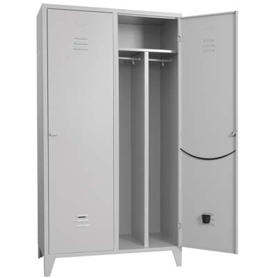 ARMADIO SPORCO PULITO MONTATO PROMETAL  VERN GRIGIO POSTI 2 H.MM 1795 MM  680X500