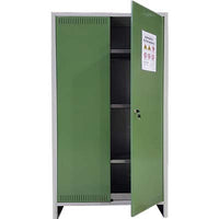 ARMADIO FITOFARMACI SMONTATO PROMETAL  VERN GRIGIO/VERDE H.MM 1795  MM 1000X400
