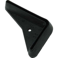 PUNTALE X ASTA METALLICA - PE NERO  MM 35X55 SX- 10 pezzi