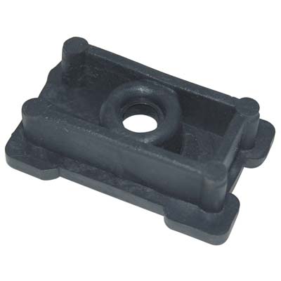 PUNTALE X ASTA METALLICA A GANCIO PROMETAL - PE NERO- 10 pezzi