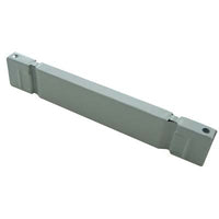 TRAVERSA X RIPIANO METALLICO A GANCIO PROMETAL - ACCIAIO VERN GRIGIO CM 40- 2 pezzi