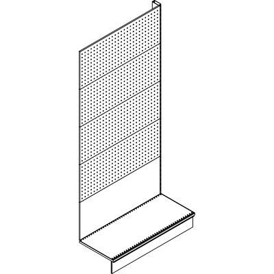 ESTENSIONE SCAFFALE A PARETE MARKET - SCHIENALE MIX RAL 9016 CM 100 H.CM 215