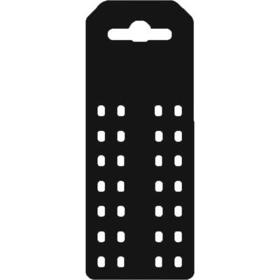 ESPOSITORE IN POLIPROPILENE - NERO MM 145X55- 100 pezzi