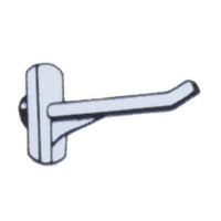 GANCIO A MENSOLA PLT X PANNELLO ESPOSITIVO - MM 30- 100 pezzi