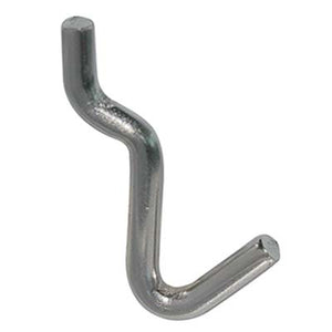 GANCIO UNCINO ACCIAIO X PANNELLO ESPOSITIVO - CROMATO n° 1 MM 15X31- 200 pezzi