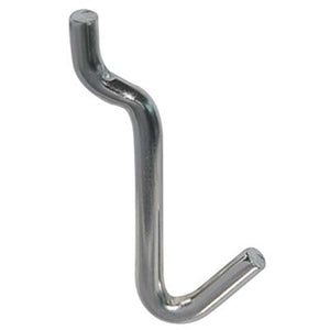 GANCIO UNCINO ACCIAIO X PANNELLO ESPOSITIVO - CROMATO n° 2 MM 15X42- 200 pezzi