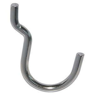 GANCIO UNCINO ACCIAIO X PANNELLO ESPOSITIVO - CROMATO n° 3 MM 25X37- 200 pezzi