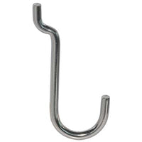 GANCIO UNCINO ACCIAIO X PANNELLO ESPOSITIVO - CROMATO n° 4 MM 22X53- 200 pezzi