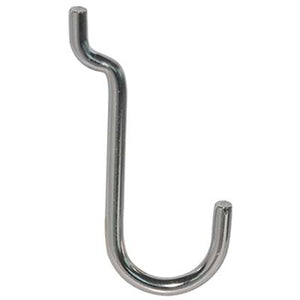 GANCIO UNCINO ACCIAIO X PANNELLO ESPOSITIVO - CROMATO n° 4 MM 22X53- 200 pezzi