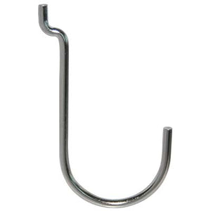 GANCIO UNCINO ACCIAIO X PANNELLO ESPOSITIVO - CROMATO n° 5 MM 40X75- 200 pezzi