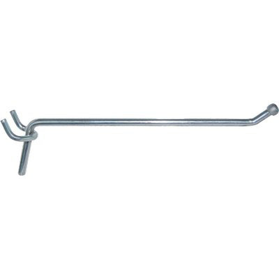 GANCIO SEMPLICE ACCIAIO X PANNELLO ESPOSITIVO - CROMATO MM 150- 100 pezzi