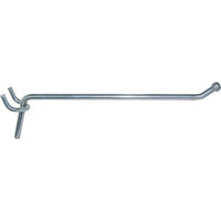 GANCIO SEMPLICE ACCIAIO X PANNELLO ESPOSITIVO - CROMATO MM 200- 100 pezzi