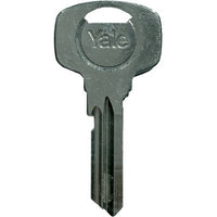 CHIAVE PIATTA YALE ORIGINALE Y500 - OTTONE NICHELATO- 25 pezzi