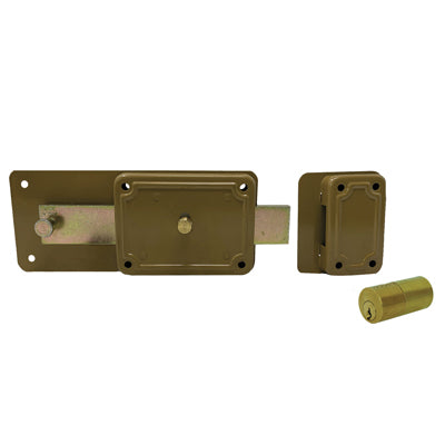 SERRATURA FERROGLIETTO P60 FISSO FACCHINETTI - C.TONDO FISSO M6+POMOLO E.MM 40- 2 pezzi