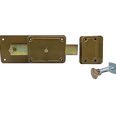 SERRATURA FERROGLIETTO P60 STACCATO FACCHINETTI - C.TONDO STACCATO M6+POMOLO E.MM 70- 2 pezzi