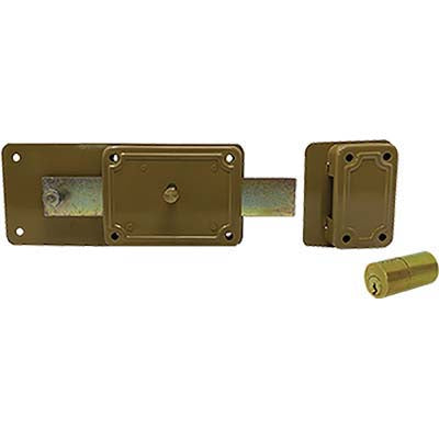 SERRATURA FERROGLIETTO P50 FISSO FACCHINETTI - C.TONDO FISSO M5+SCR+POMOLO E.MM 40- 2 pezzi