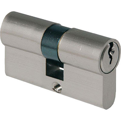 CILINDRO SAGOMATO 2300 IBFM - OTT.CROMO SATINATO CHIAVI 3 CAMMA DIN MM 70 30+40- 2 pezzi