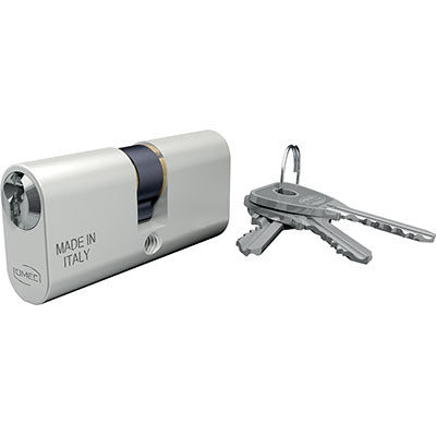 CILINDRO OVALE 140/3L OMEC  ALLUMINIO CHIAVI 3 MM 54 27+27