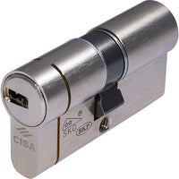 CILINDRO SAGOMATO ASTRAL TEKNO PRO CISA  OTT.NICH.SATIN CHIAVI 5+1 MM  60 30+30