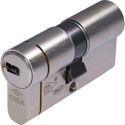 CILINDRO SAGOMATO ASTRAL TEKNO PRO CISA  OTT.NICH.SATIN CHIAVI 5+1 MM 100 40+60