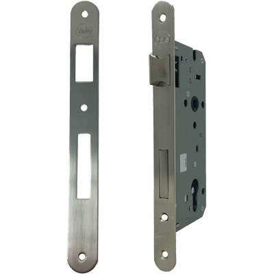 SERRATURA LEGNO INFILARE 52X YALE  B.T NICHELATO F.MM 22 F.SAGOM M2+SCR+Q8 E.MM 70