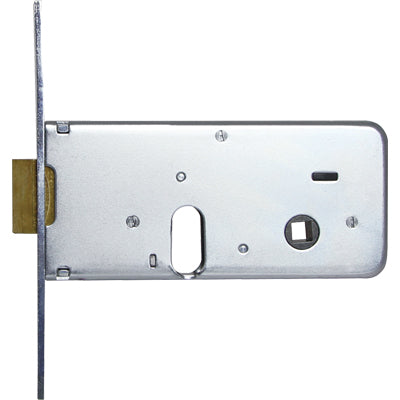 SERRATURA METALLO INFILARE 710 ISEO  B.Q ZINC F.MM 16 C.OVALE M2+SCR H.MM 64 E.MM 70