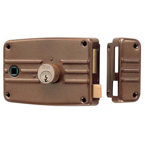 SERRATURA LEGNO APPLICARE 485603 ISEO - C.TONDO FISSO M3+SCR+Q8 E.MM 60 DX- 2 pezzi