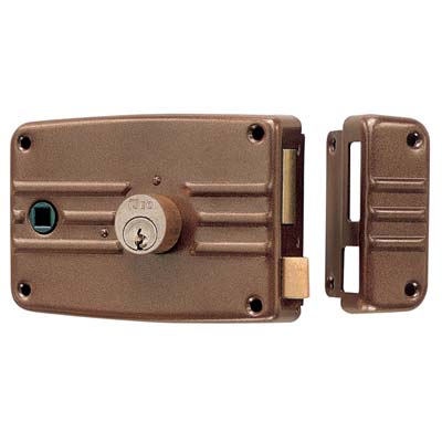 SERRATURA LEGNO APPLICARE 485603 ISEO - C.TONDO FISSO M3+SCR+Q8 E.MM 60 DX- 2 pezzi