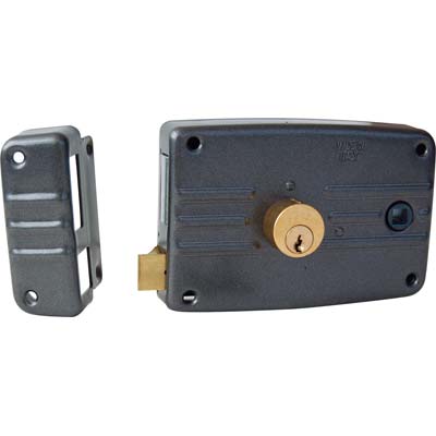 SERRATURA LEGNO APPLICARE 486603 ISEO - C.TONDO FISSO M3+SCR+Q8 E.MM 60 SX- 2 pezzi