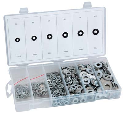 RONDELLA PIANA ZINCATA IN KIT SELF HAND - M 3/10 CF=PZ 900- 1 confezioni