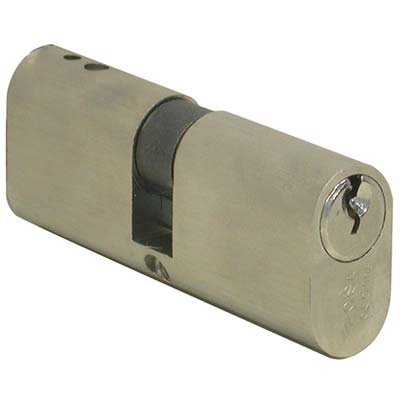 CILINDRO OVALE 08110 LOGO  OTTONE CHIAVI 3 MM 60 30+30