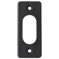 MOSTRINA RETTANGOLARE FORO OVALE 06027 CISA - NYLON NERO MM 54X23- 5 pezzi