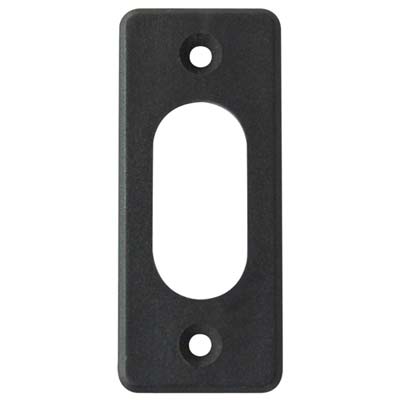 MOSTRINA RETTANGOLARE FORO OVALE 06027 CISA - NYLON NERO MM 54X23- 5 pezzi