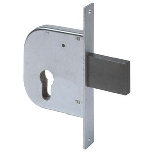 SERRATURA CANCELLO INFILARE 42022 CISA - B.Q ZINC F.MM 22 F.SAGOM M2+SCR E.MM 50- 2 pezzi