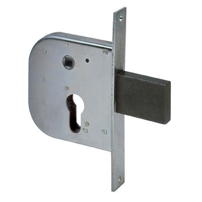 SERRATURA CANCELLO INFILARE 42312 CISA - B.Q ZINC F.MM 22 F.SAGOM M1+SCR+Q8 E.MM 50- 2 pezzi