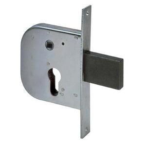 SERRATURA CANCELLO INFILARE 42312 CISA - B.Q ZINC F.MM 22 F.SAGOM M1+SCR+Q8 E.MM 50- 2 pezzi