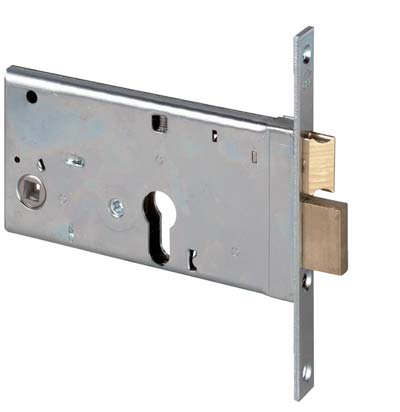 SERRATURA METALLO INFILARE 44360 CISA  B.Q ZINC F.MM 16 F.SAGOM M2+SCR H.MM 77 E.MM 70