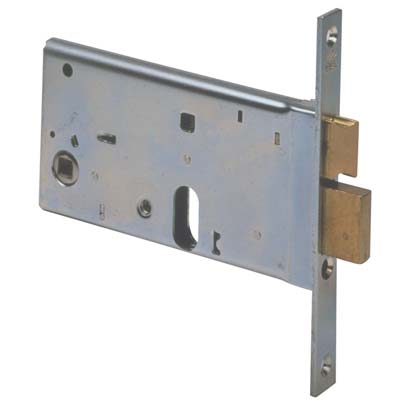 SERRATURA METALLO INFILARE 44460 CISA  B.Q ZINC F.MM 16 F.OVALE M2+SCR H.MM 77 E.MM 80