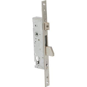 SERRATURA MONTANTE INFILARE 46215 CISA  B.Q INOX F.MM 22 F.SAGOM M1 E.MM 25