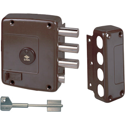 SERRATURA LEGNO APPLICARE 57157 CISA  DM M4 SCR E.MM 64 SX