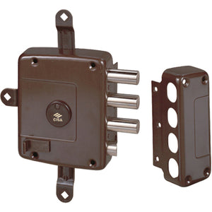 SERRATURA LEGNO APPLICARE 57177 CISA  DM M4 SCR+QUINT E.MM 63 SX