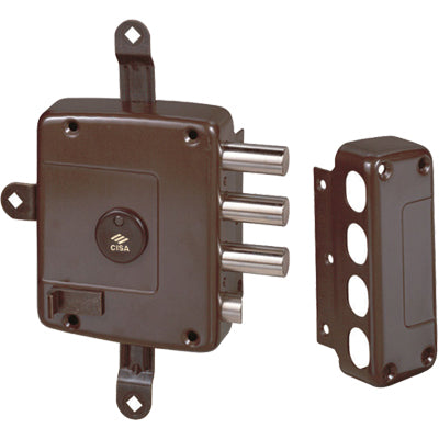 SERRATURA LEGNO APPLICARE 57177 CISA  DM M4 SCR+QUINT E.MM 63 SX