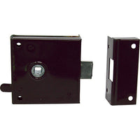 SERRATURA LEGNO APPLICARE 189 BONAITI - Q6+SCR+BLOCCO E.MM 35 DX- 2 pezzi