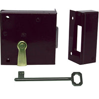 SERRATURA LEGNO APPLICARE 188 BONAITI - MAPPA M2 E.MM 35 DX- 2 pezzi