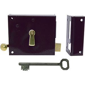 SERRATURA LEGNO APPLICARE 175 BONAITI - MAPPA M2+TIRANTE E.MM 70 DX- 2 pezzi